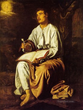 ディエゴ・ベラスケス Painting - パトモス島の聖ヨハネの肖像画 ディエゴ・ベラスケス